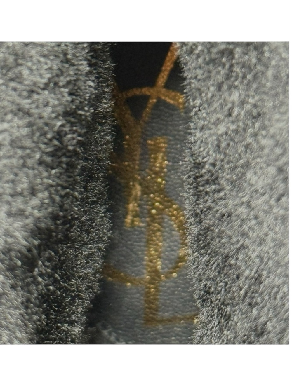 new Yves Saint Laurent ♔ Tribtoo 105 Platform Boots ♔ Black Leather Fur ♔ 11.5M - Picture 12 of 16